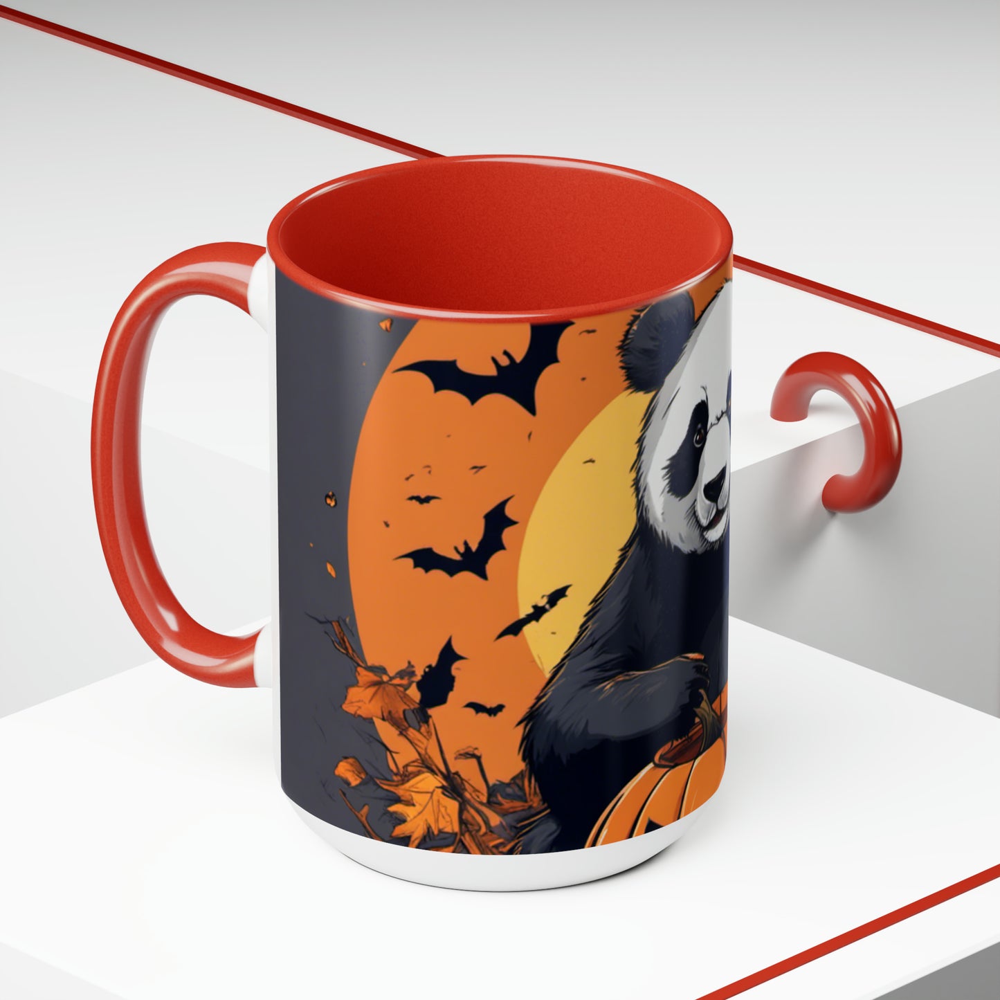 Spooky Season Two-Tone Coffee Mugs, 15oz