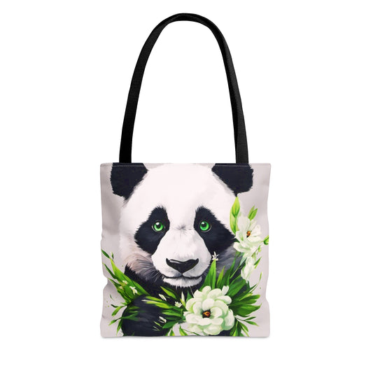 Panda Flower Power Tote Bag (AOP)