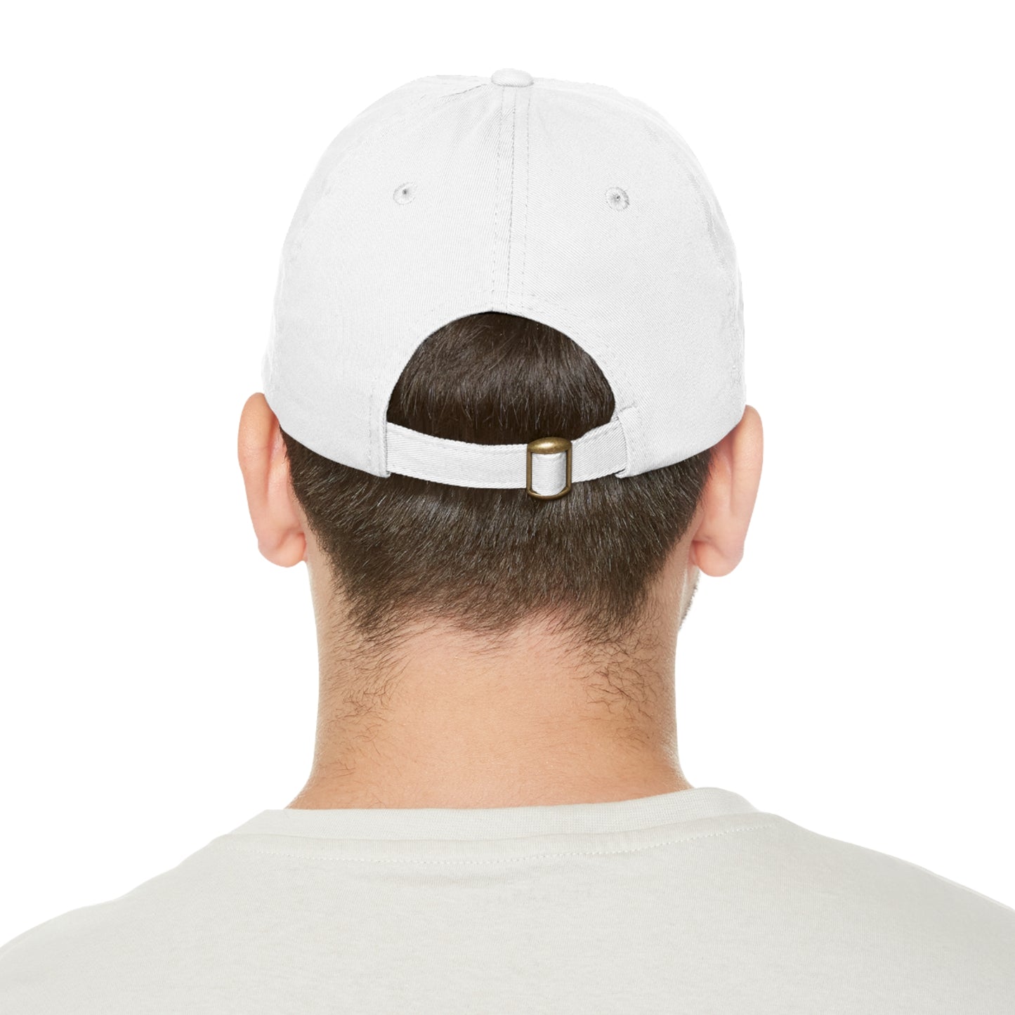 A Long Hot Summer Dad Hat with Leather Patch