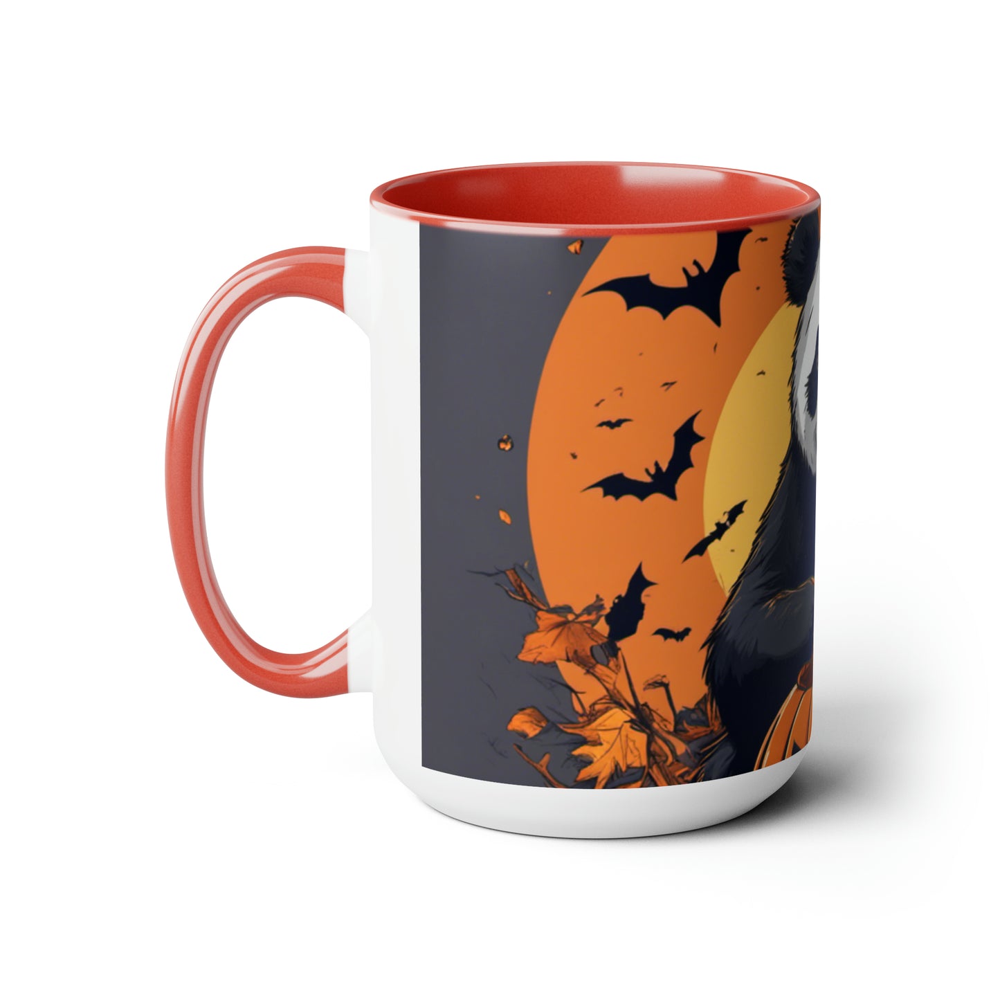 Spooky Season Two-Tone Coffee Mugs, 15oz