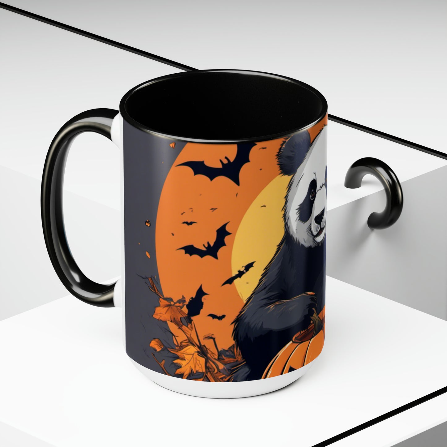 Spooky Season Two-Tone Coffee Mugs, 15oz