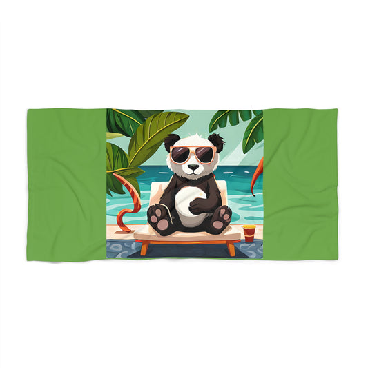 A Long Hot Summer Panda Beach Towel