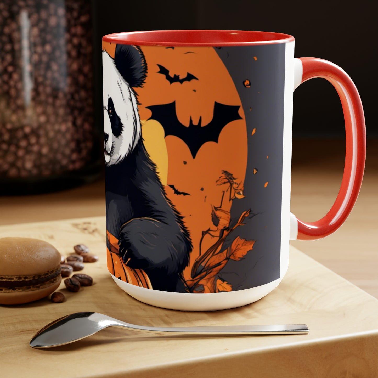 Spooky Season Two-Tone Coffee Mugs, 15oz