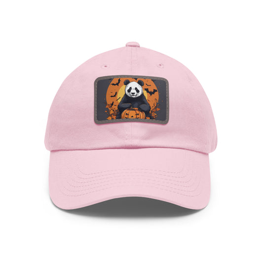 Spooky Season Dad Hat with Leather Patch (Rectangle)