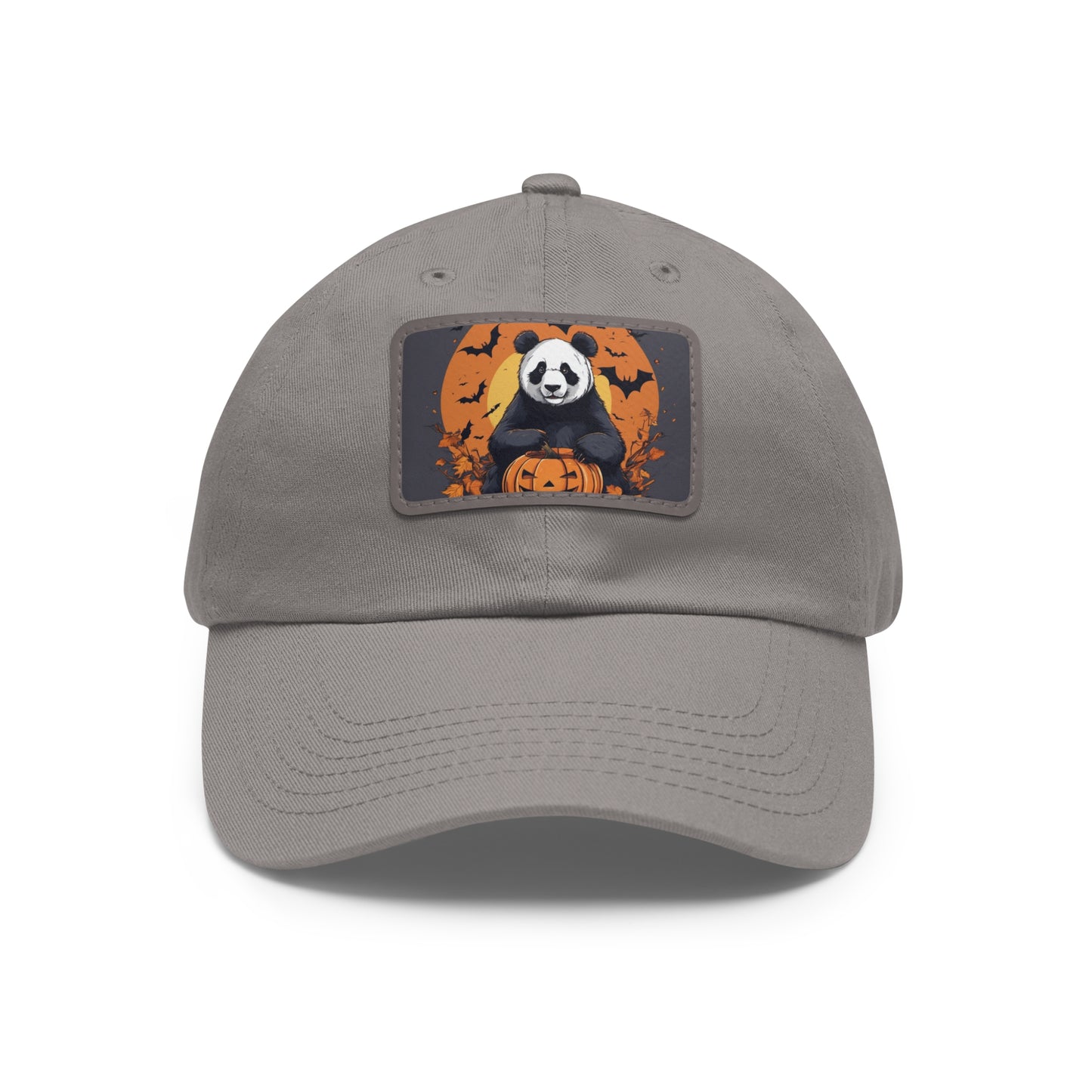 Spooky Season Dad Hat with Leather Patch (Rectangle)