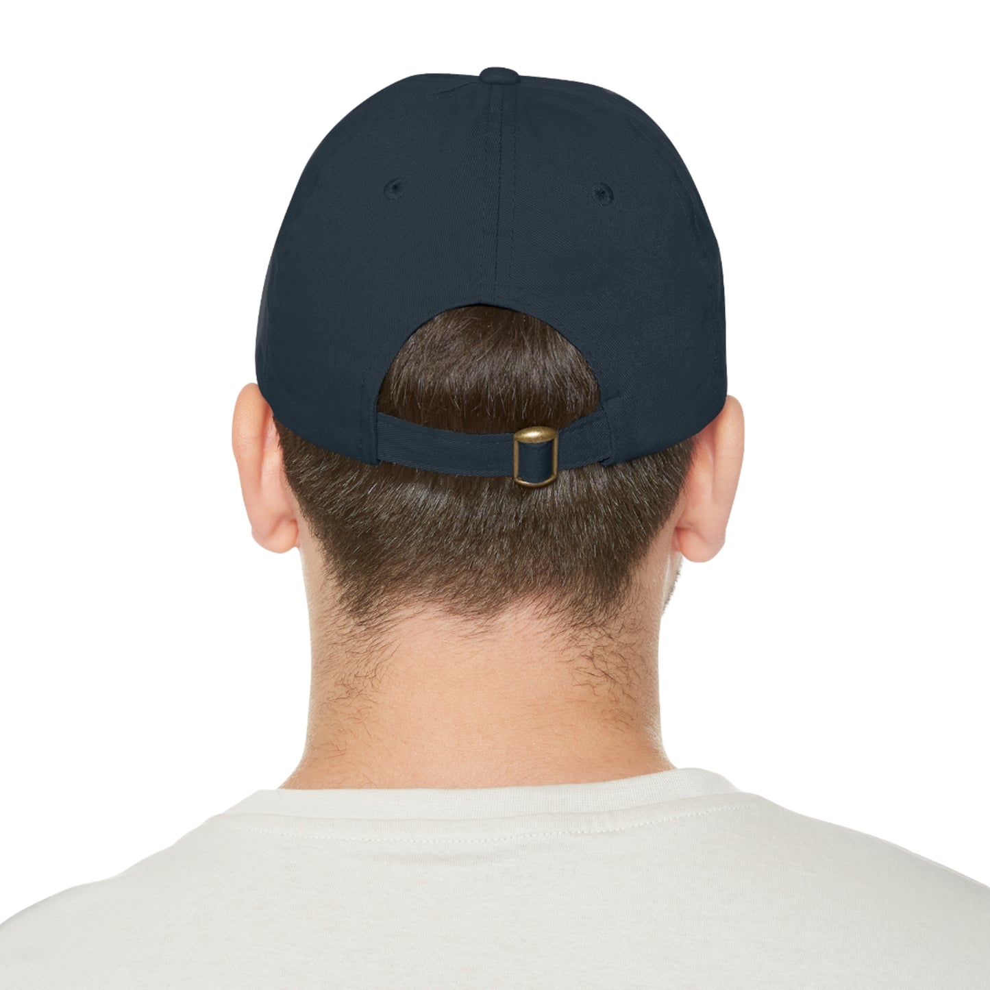 A Long Hot Summer Dad Hat with Leather Patch