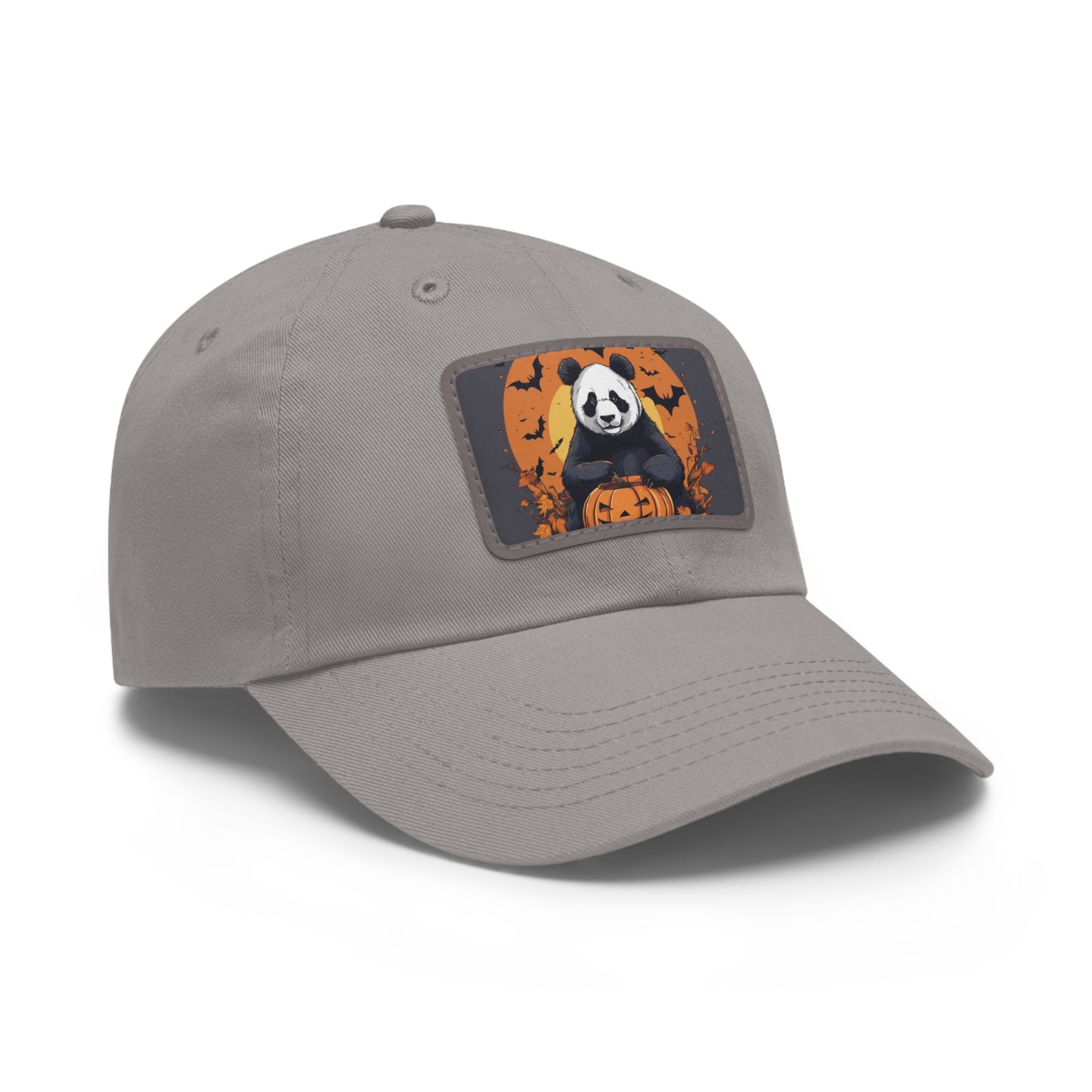 Spooky Season Dad Hat with Leather Patch (Rectangle)