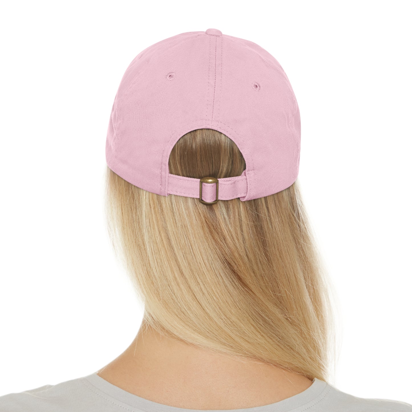 A Long Hot Summer Dad Hat with Leather Patch