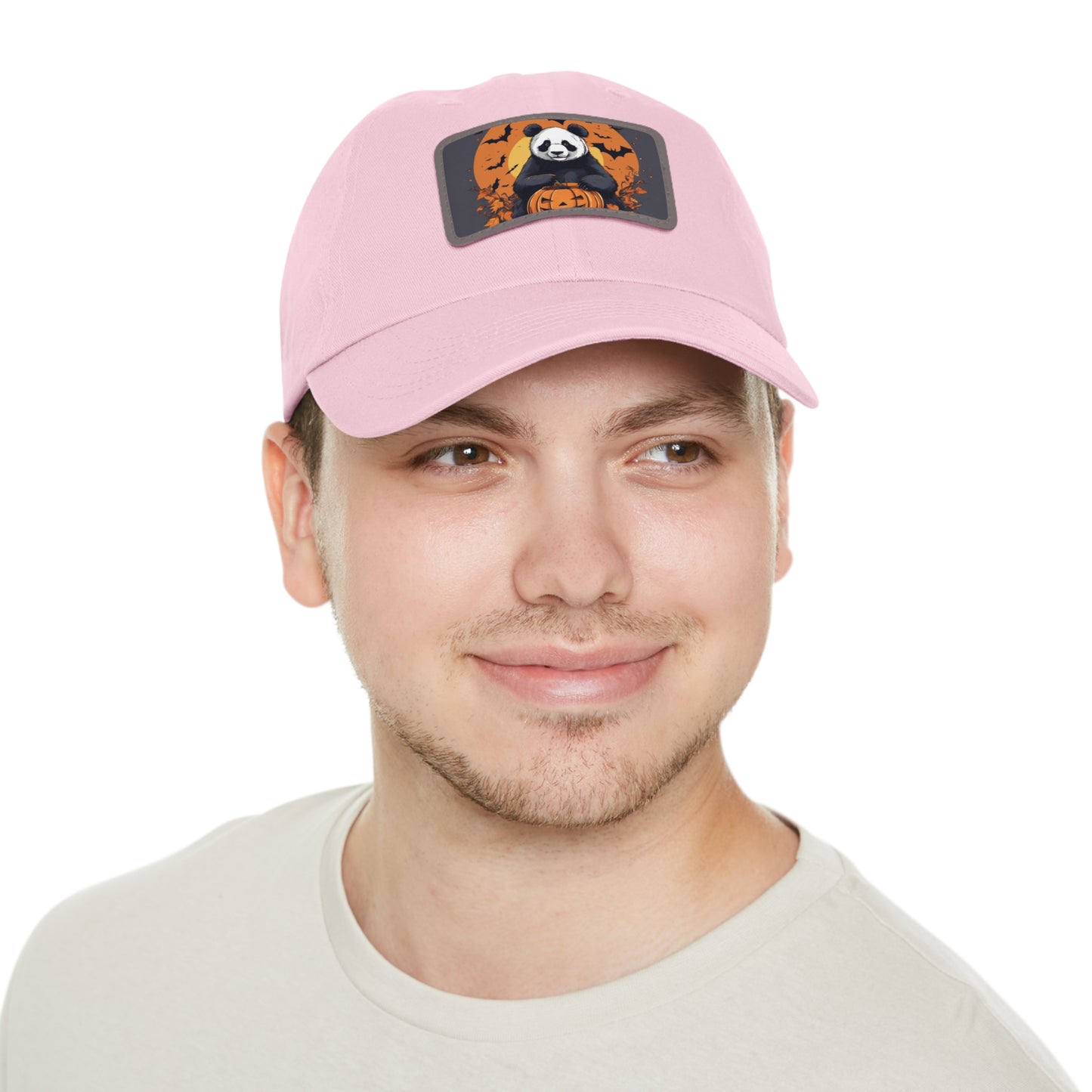 Spooky Season Dad Hat with Leather Patch (Rectangle)