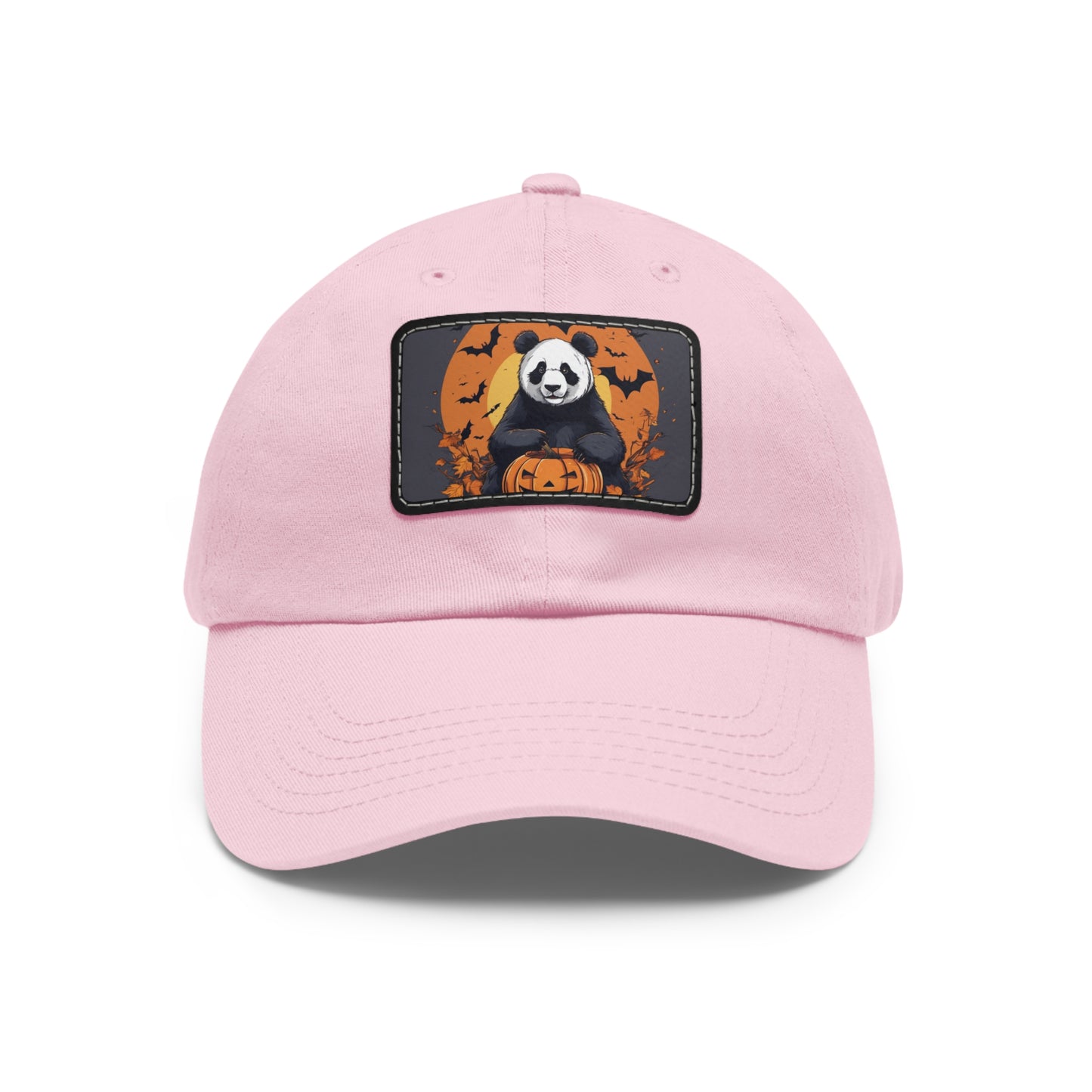 Spooky Season Dad Hat with Leather Patch (Rectangle)