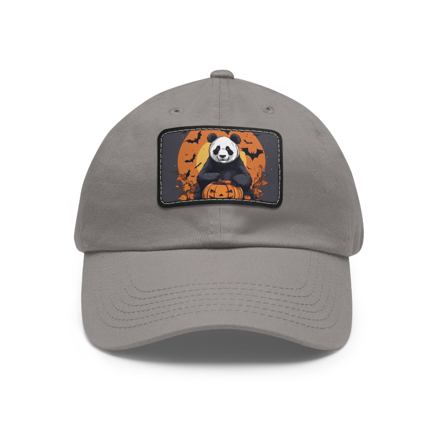 Spooky Season Dad Hat with Leather Patch (Rectangle)