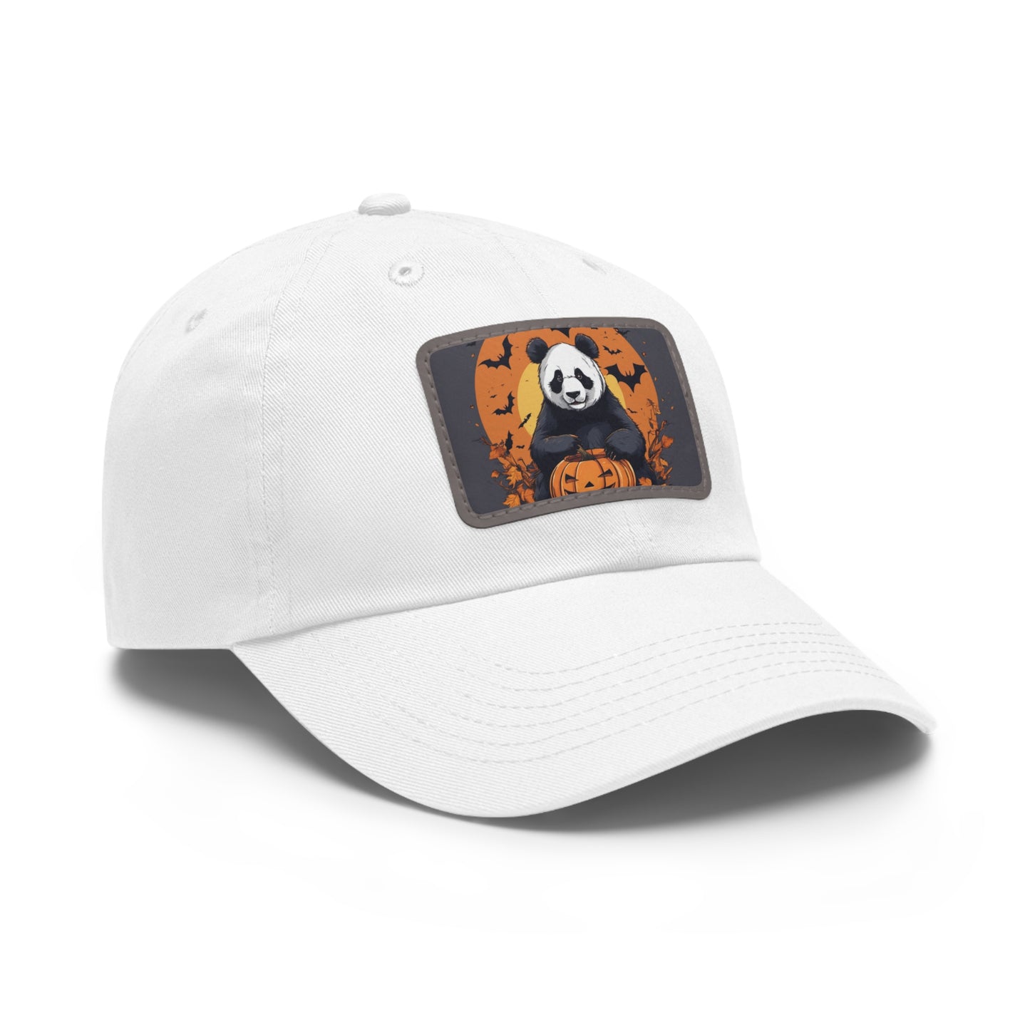 Spooky Season Dad Hat with Leather Patch (Rectangle)