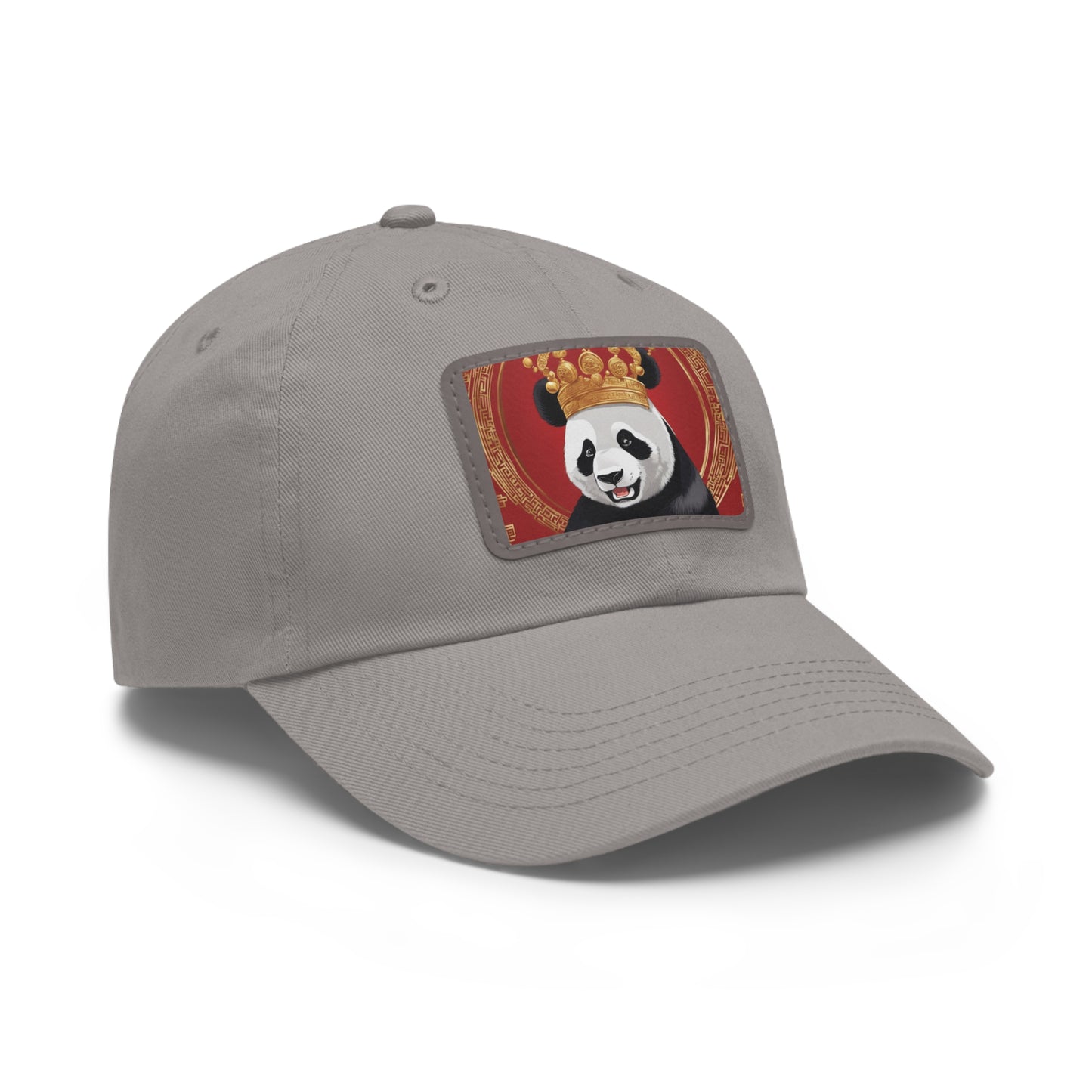 Dad Hat with Leather Patch (Rectangle)