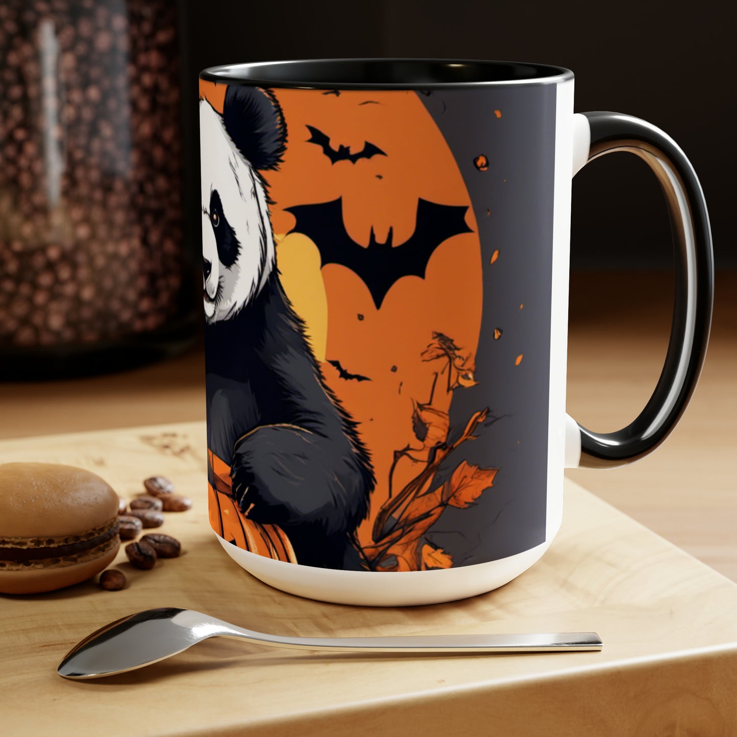 Spooky Season Two-Tone Coffee Mugs, 15oz
