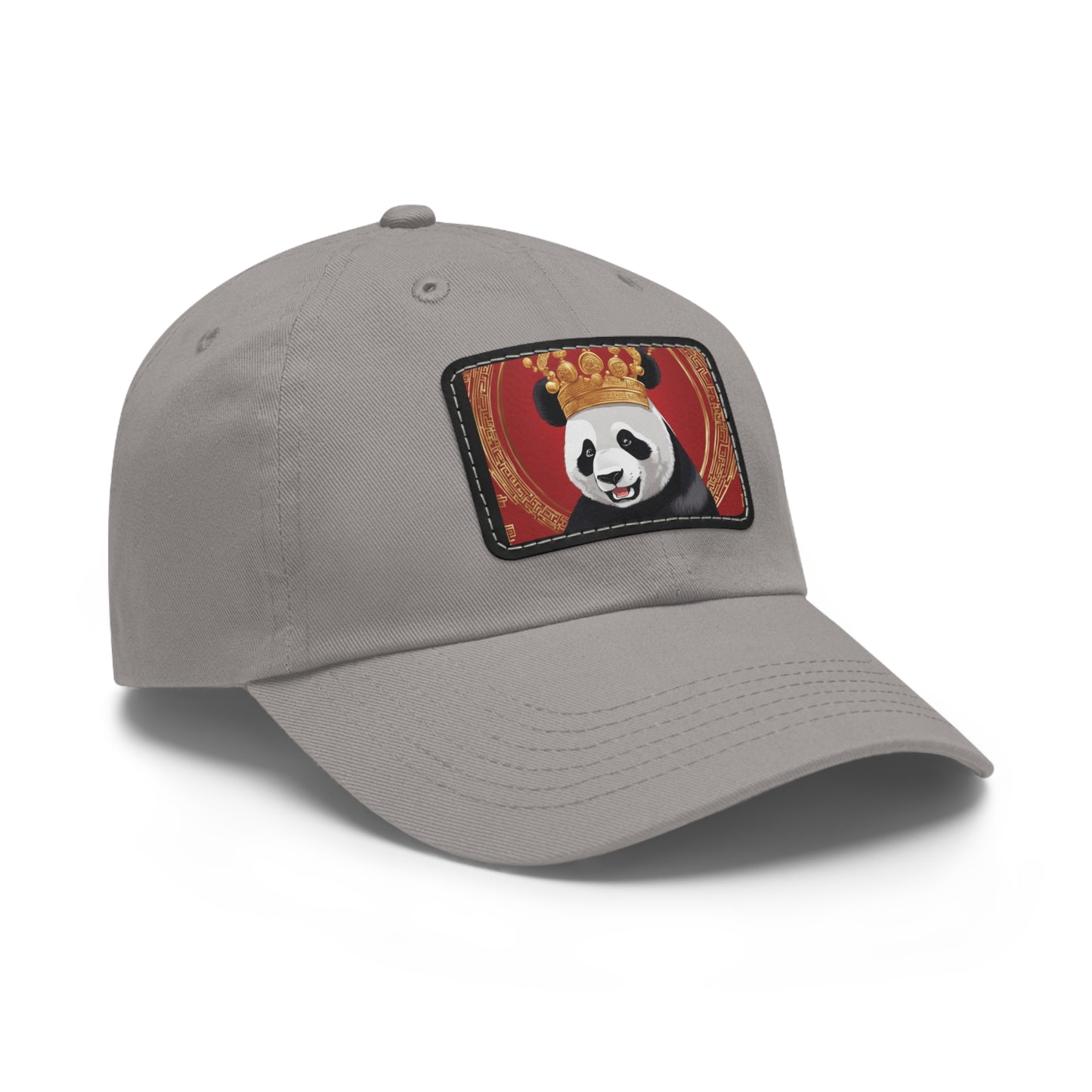 Dad Hat with Leather Patch (Rectangle)