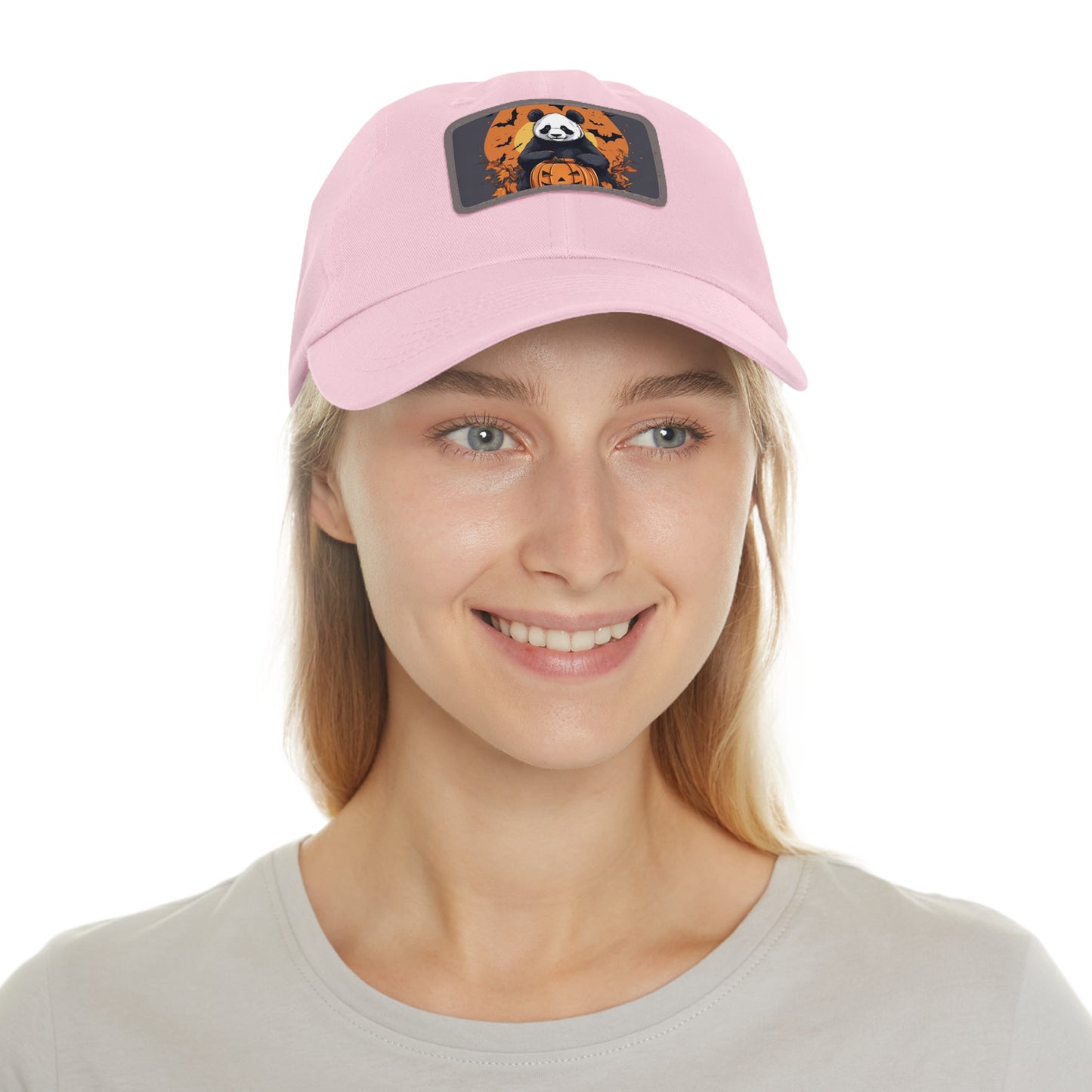 Spooky Season Dad Hat with Leather Patch (Rectangle)