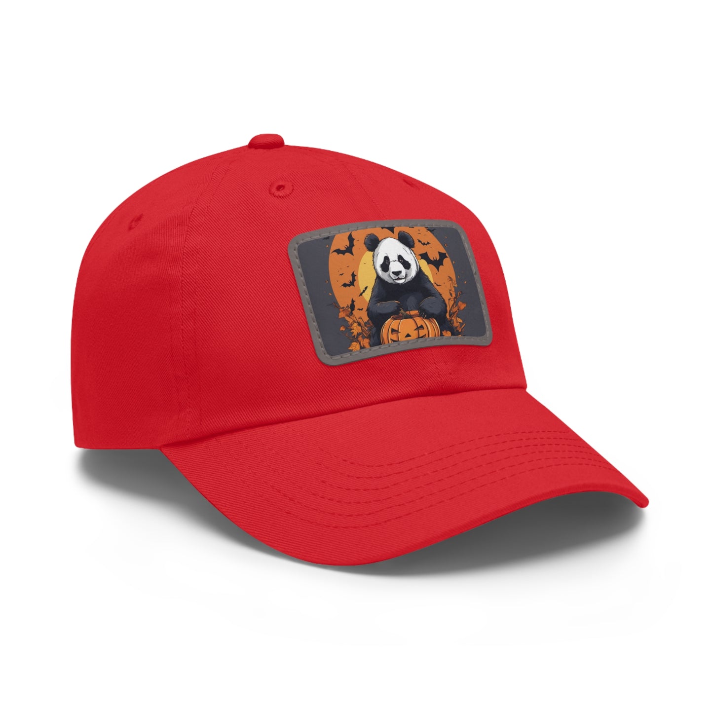 Spooky Season Dad Hat with Leather Patch (Rectangle)