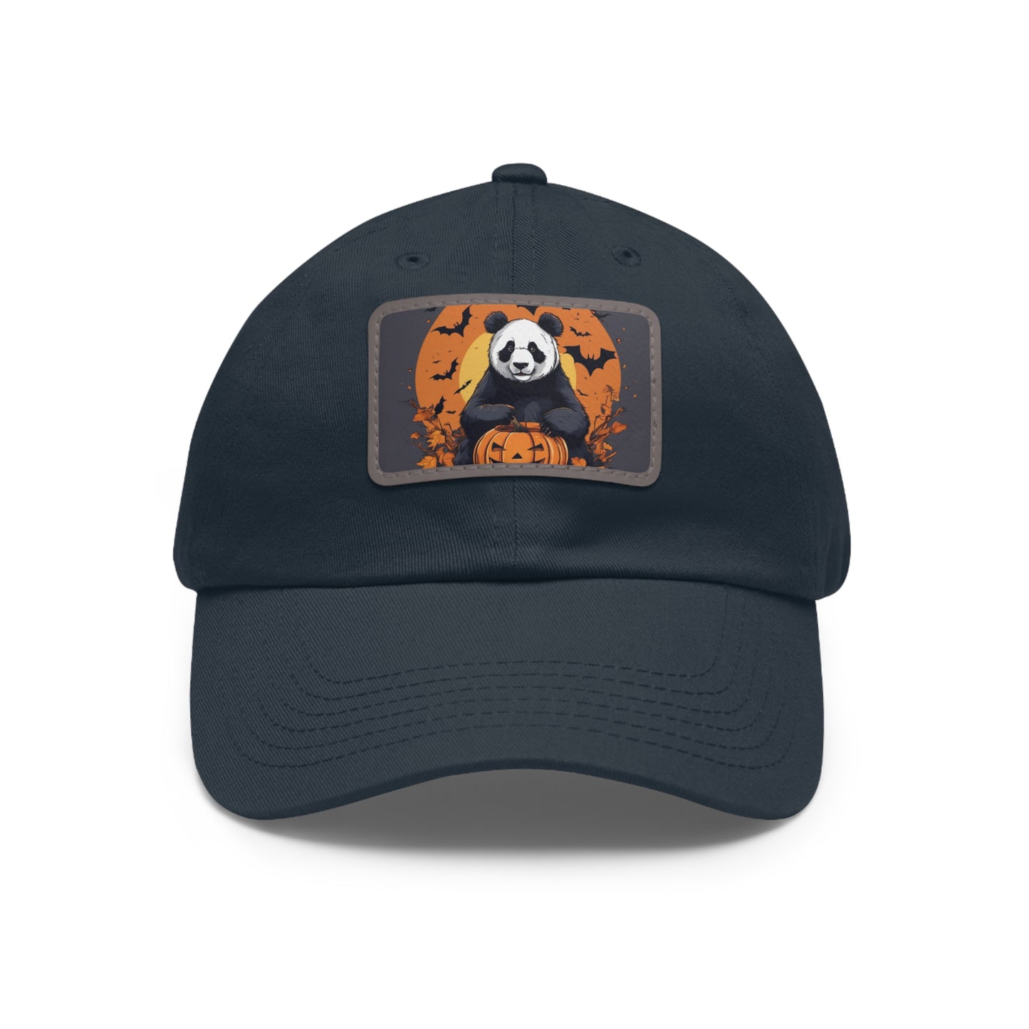 Spooky Season Dad Hat with Leather Patch (Rectangle)