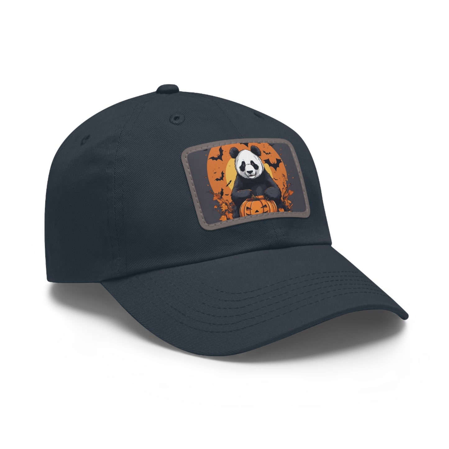 Spooky Season Dad Hat with Leather Patch (Rectangle)