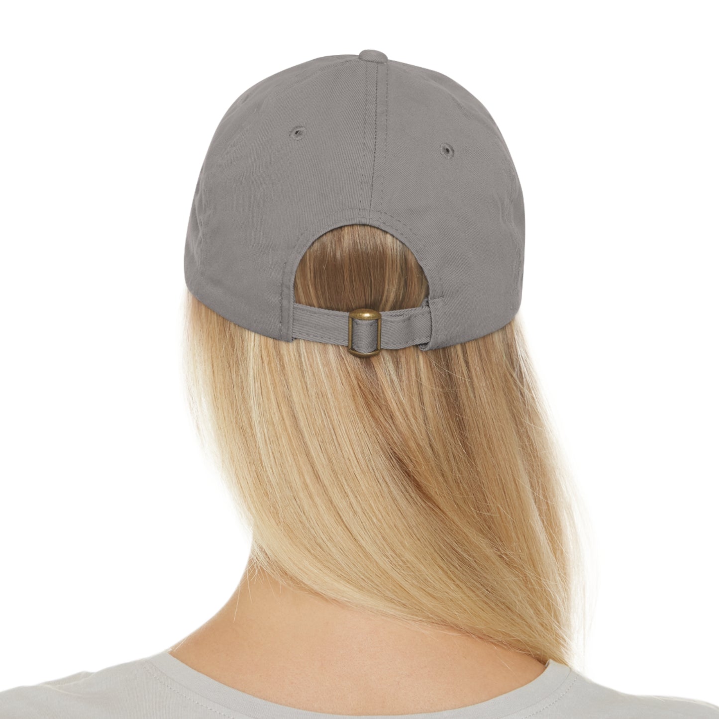 A Long Hot Summer Dad Hat with Leather Patch